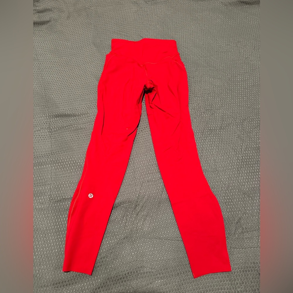 lululemon athletica Red Leggings